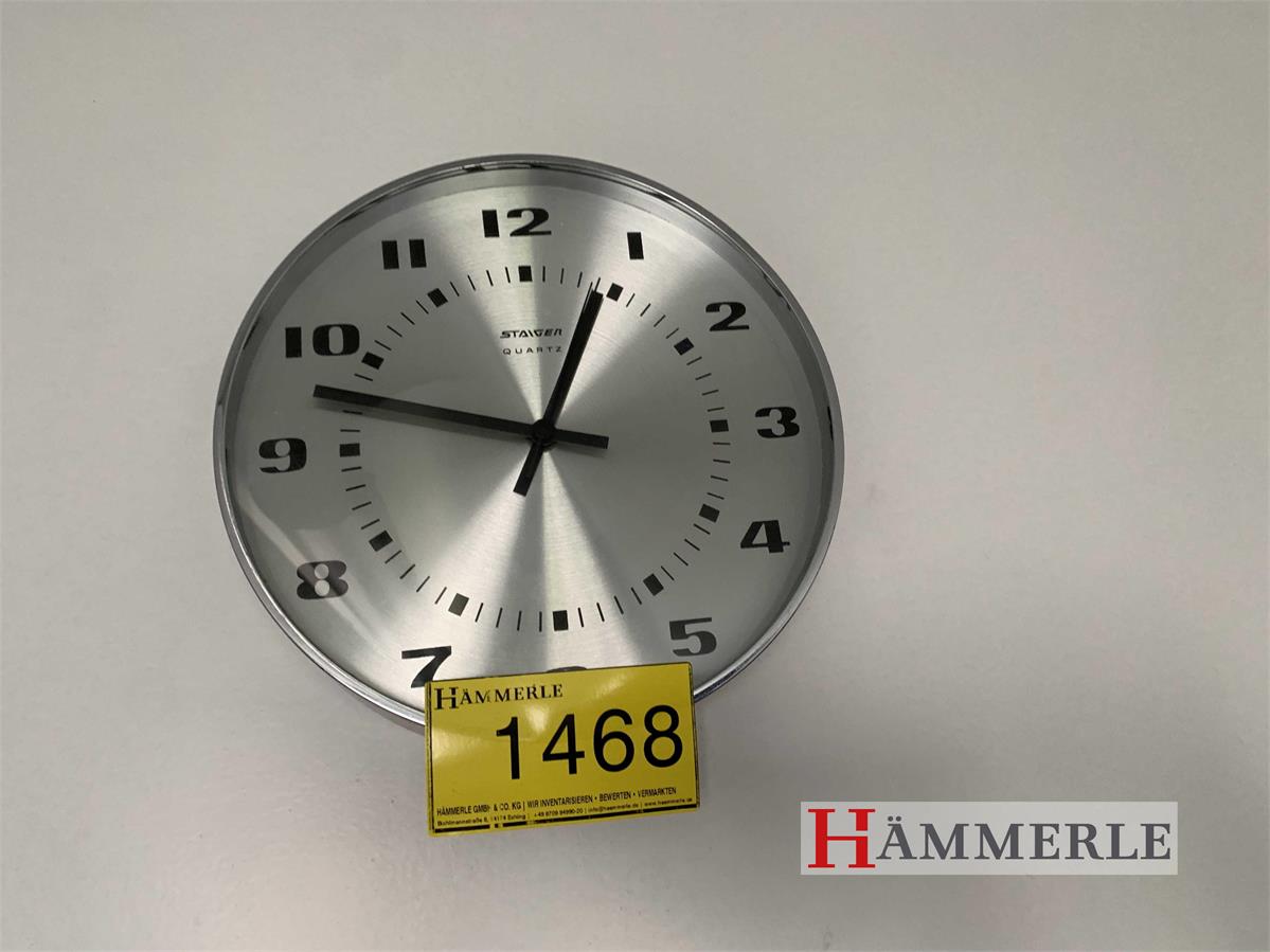 STAIGER CHROMETRON QUARTZ Wanduhr